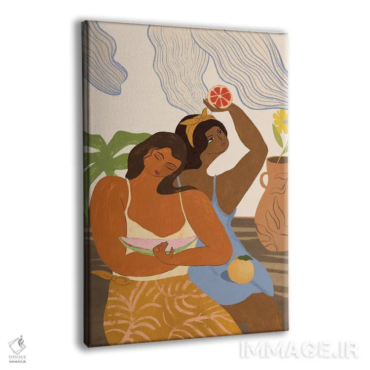 تابلو دوستان میوهای اثر آرتی گوآوا - نمای پرسپکتیو محصول