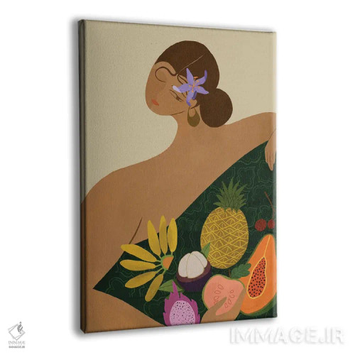 تابلو فروشندهٔ میوه اثر آرتی گوآوا - نمای پرسپکتیو محصول