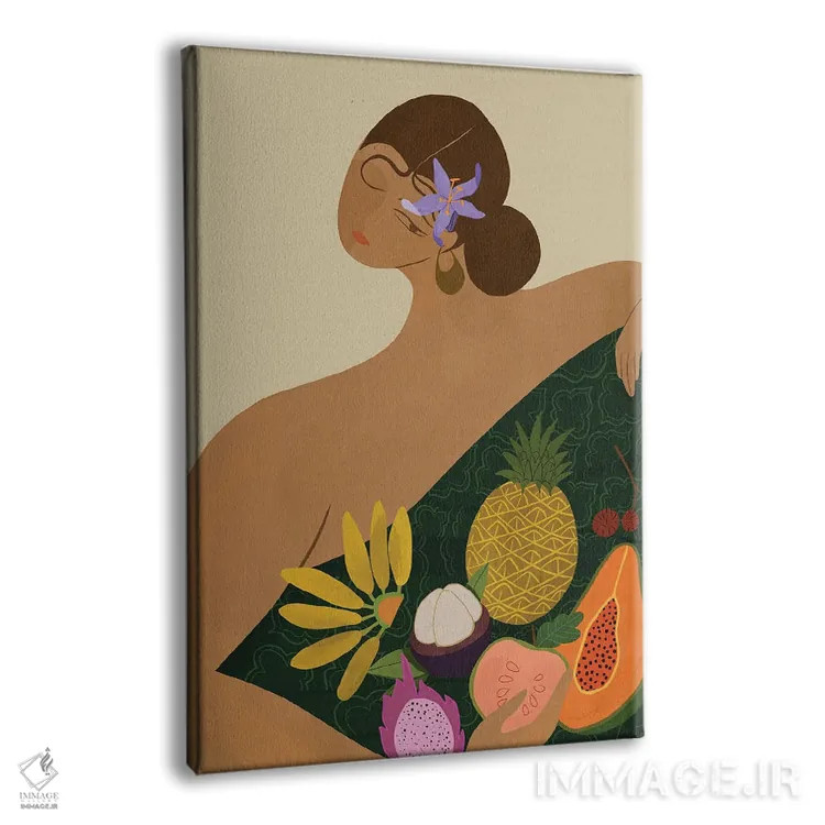 تابلو فروشندهٔ میوه اثر آرتی گوآوا - نمای پرسپکتیو محصول