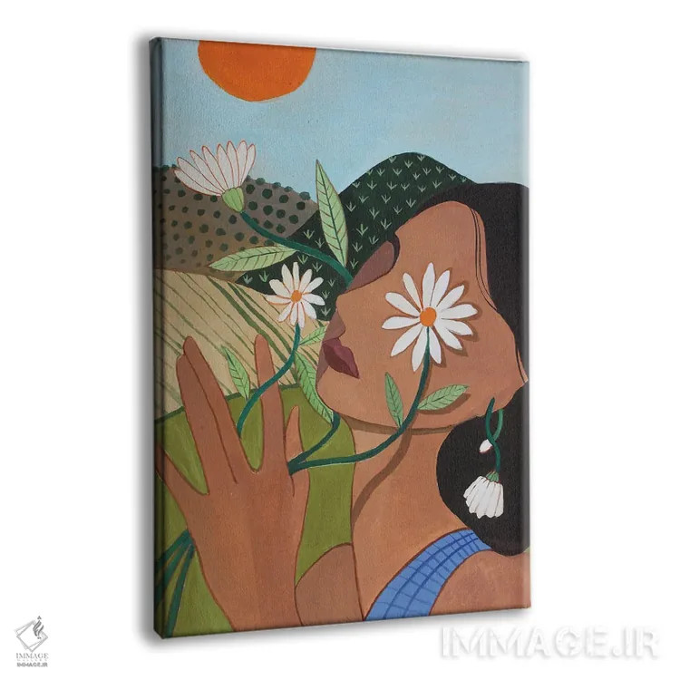 تابلو گل مروارید اثر آرتی گوآوا - نمای پرسپکتیو محصول