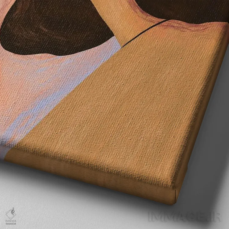 تابلو فرزند زمین اثر آرتی گوآوا - نمای نزدیک بافت بوم