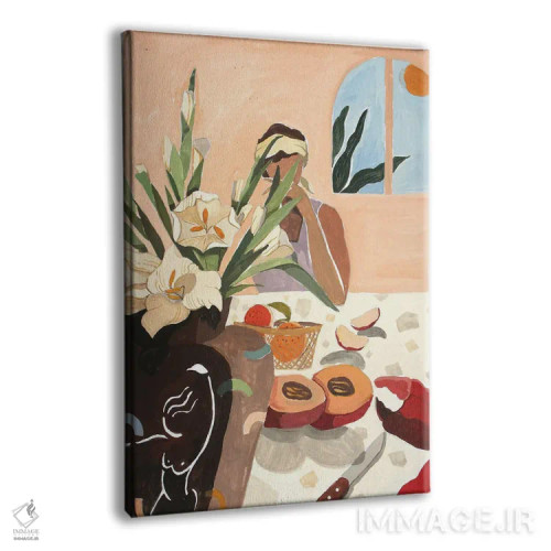 تابلو صبحانه و ناهار (برانچ) اثر آرتی گوآوا - نمای پرسپکتیو محصول