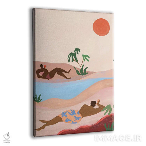 تابلو ساحل لطفاً (طنز) اثر آرتی گوآوا - نمای پرسپکتیو محصول