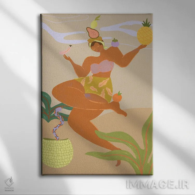 تابلو عمل متعادلسازی اثر آرتی گوآوا - نمای روبهرو روی دیوار