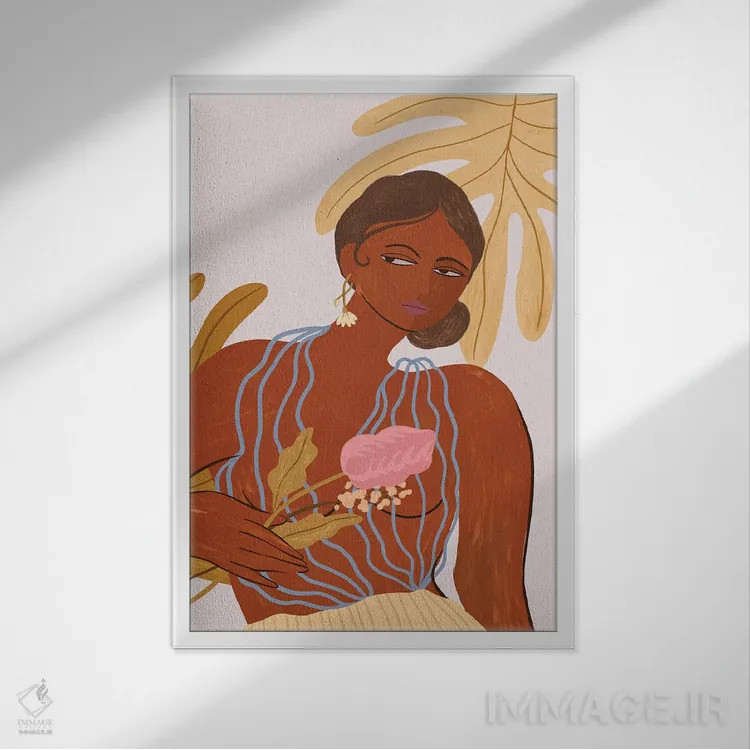 تابلو جسور باش اثر آرتی گوآوا - نمای قابدار سفید