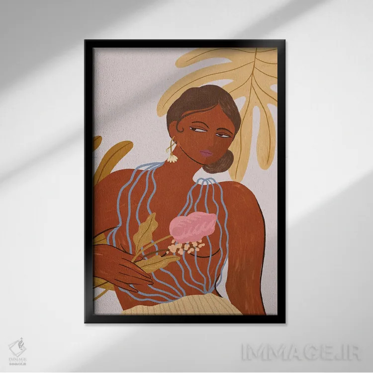 تابلو جسور باش اثر آرتی گوآوا - نمای قابدار مشکی