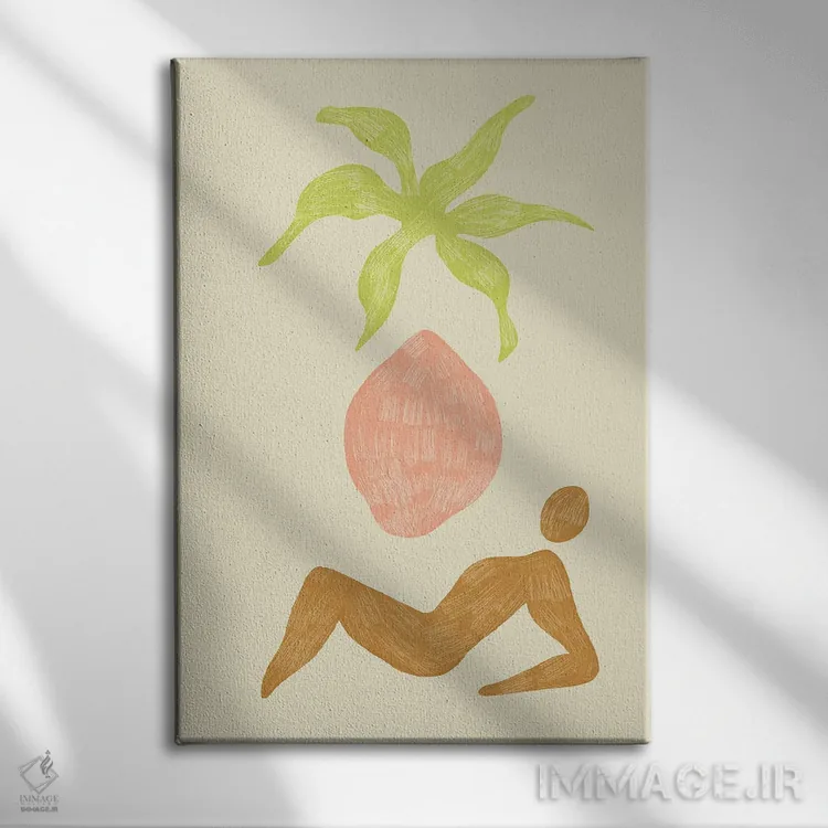تابلو انتزاعی اثر آرتی گوآوا - نمای روبهرو روی دیوار