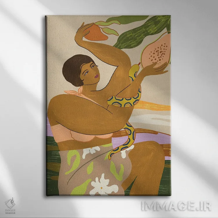 تابلو افسونگر مار اثر آرتی گوآوا - نمای روبهرو روی دیوار