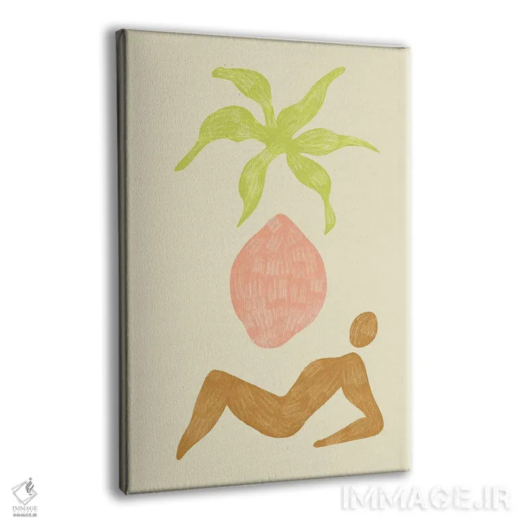 تابلو انتزاعی اثر آرتی گوآوا - نمای پرسپکتیو محصول