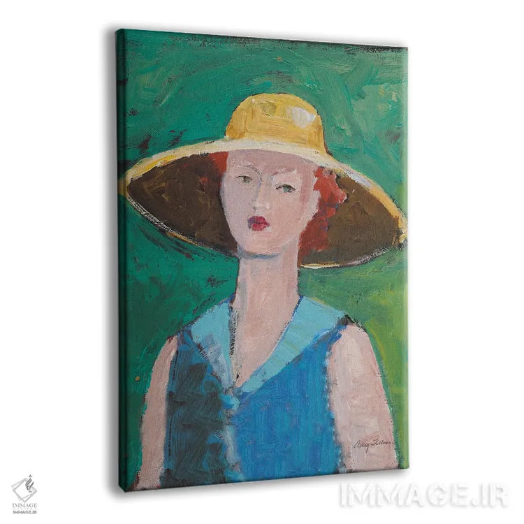 تابلو پرترهٔ بازار کهنهفروشان II اثر اِیوری تیلمن - نمای پرسپکتیو محصول