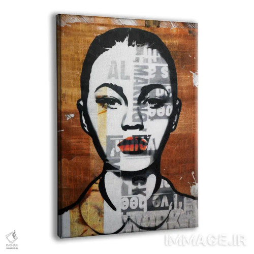 تابلو بهدردنخور اثر آنی ترازو - نمای پرسپکتیو محصول