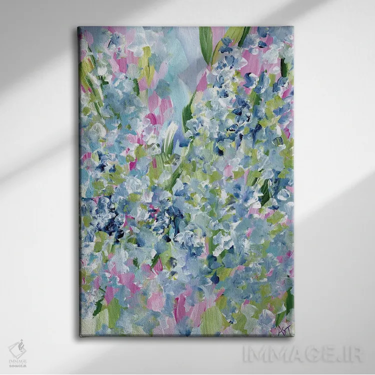 تابلو محکم بچسب II اثر آماندا توپـه - نمای روبهرو روی دیوار