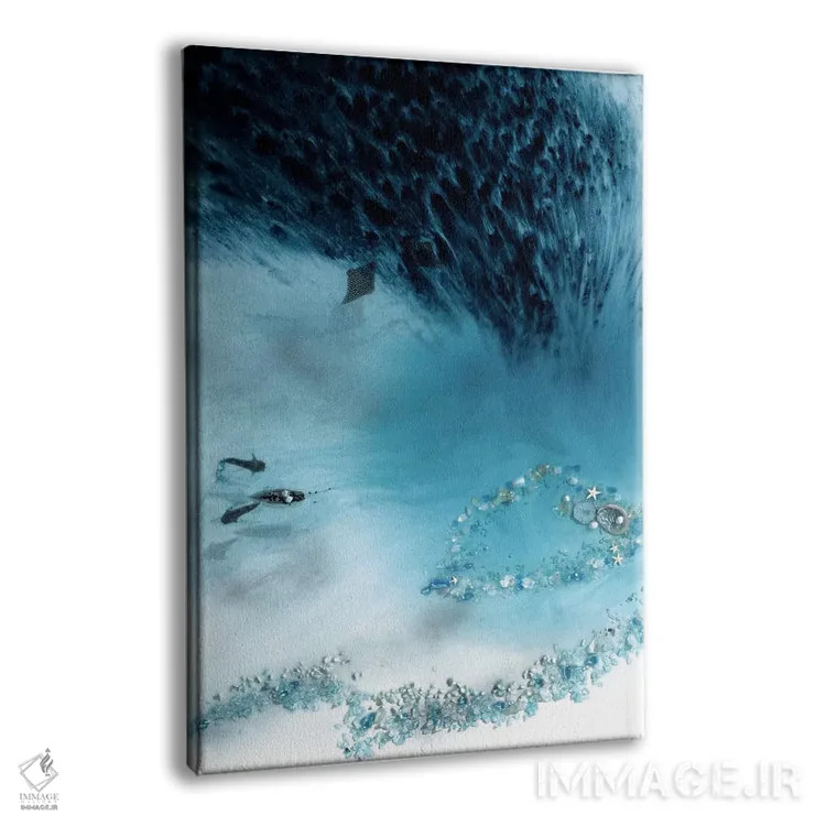 تابلو تالاب خاکستری اثر آنتوانل - نمای پرسپکتیو محصول