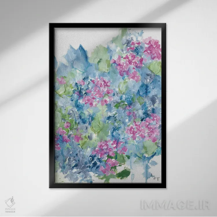 تابلو داستانت را برایم تعریف کن اثر آماندا توپـه - نمای قابدار مشکی