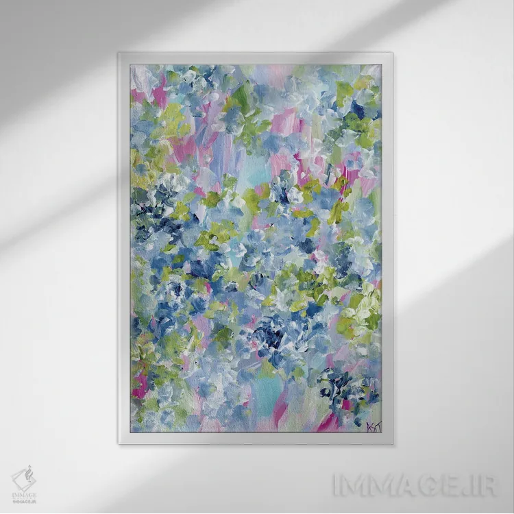 تابلو محکم بچسب I اثر آماندا توپـه - نمای قابدار سفید