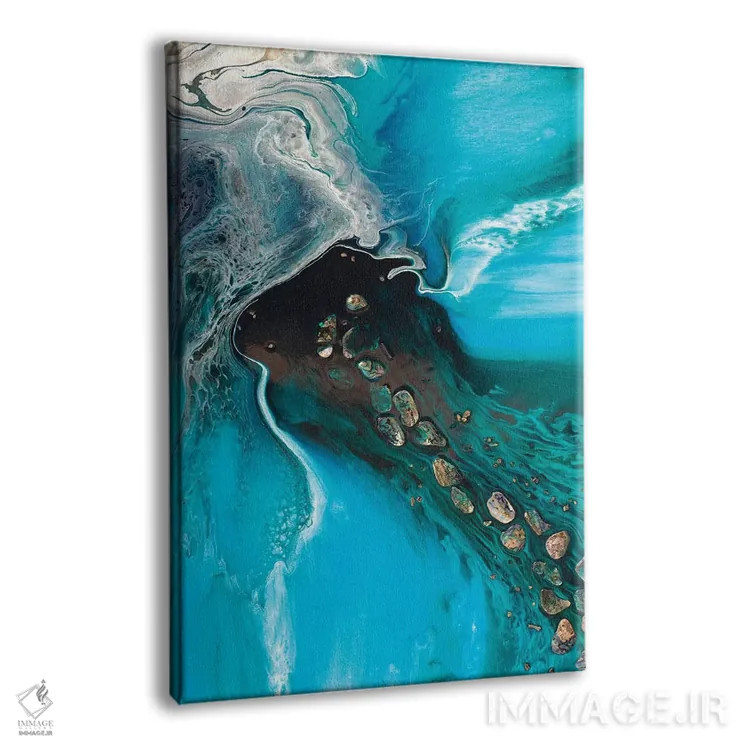 تابلو فراتر رفتن در اسکلهٔ خلیج کوچک اثر آنتوانل - نمای پرسپکتیو محصول