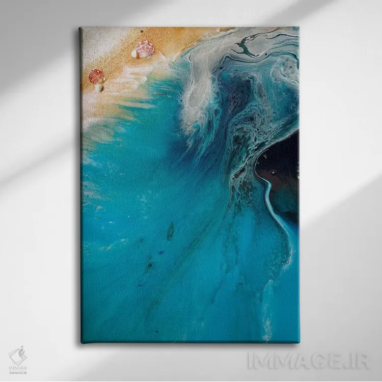 تابلو فراتر رفتن موئتد (احتمالاً نام خاص یا مخفف) اثر آنتوانل - نمای روبهرو روی دیوار