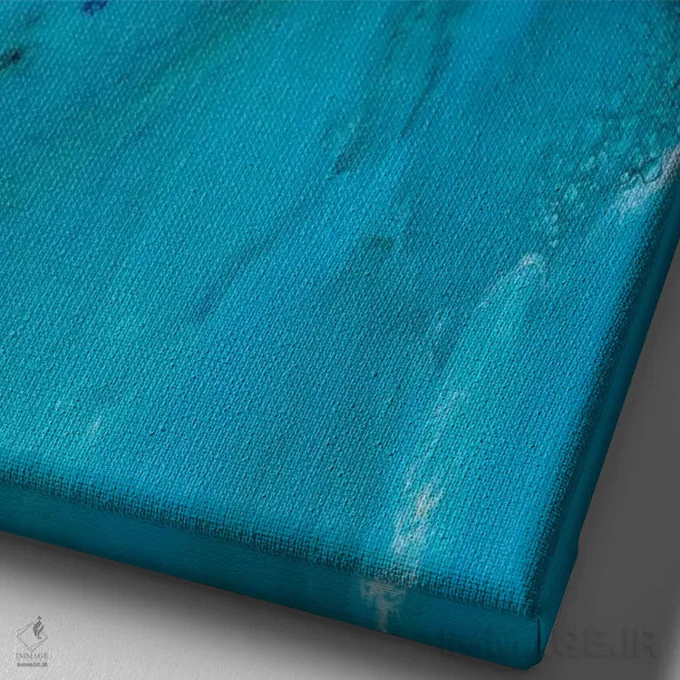 تابلو فراتر رفتن موئتد (احتمالاً نام خاص یا مخفف) اثر آنتوانل - نمای نزدیک بافت بوم