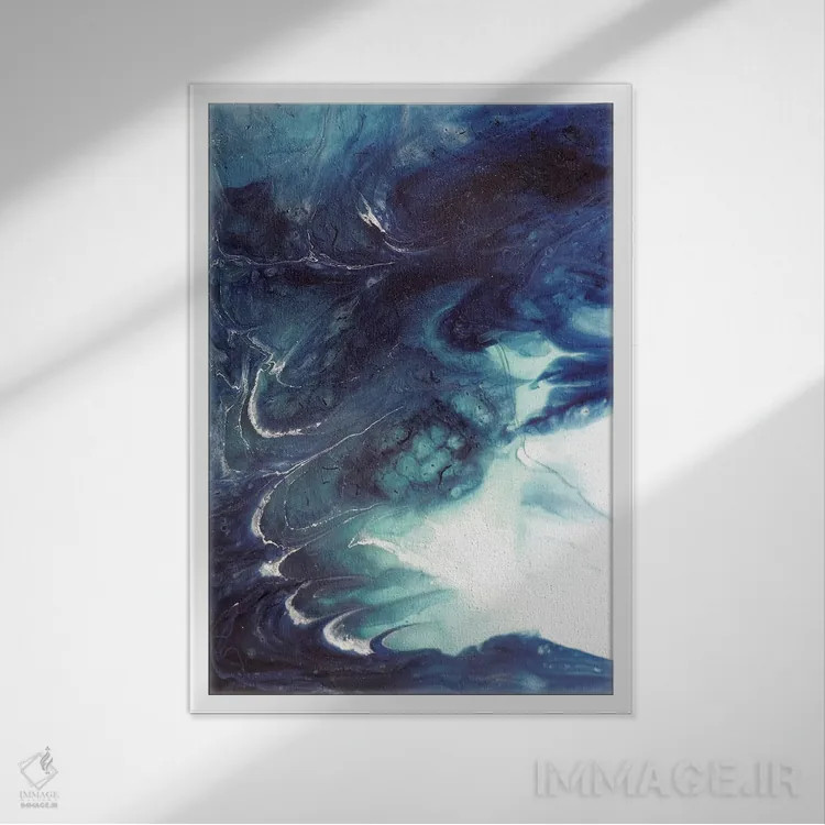 تابلو رؤیاپردازی بوهو (سبک هنری) اثر آنتوانل - نمای قابدار سفید