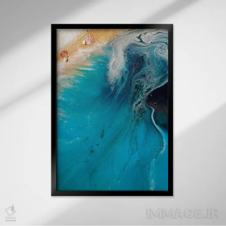 تابلو فراتر رفتن موئتد (احتمالاً نام خاص یا مخفف) اثر آنتوانل - نمای قابدار مشکی