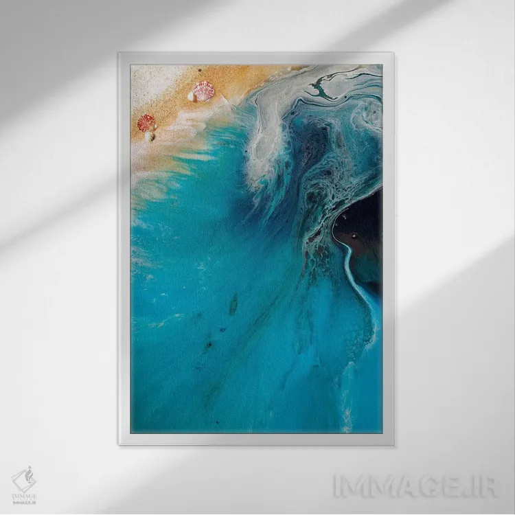 تابلو فراتر رفتن موئتد (احتمالاً نام خاص یا مخفف) اثر آنتوانل - نمای قابدار سفید