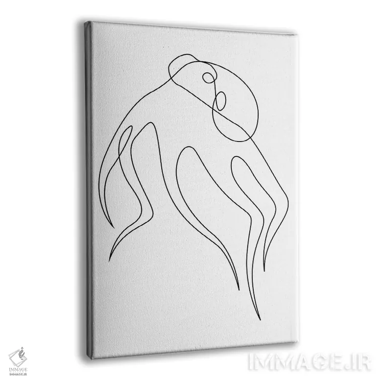 تابلو خط اختاپوس اثر ادیلوم - نمای پرسپکتیو محصول