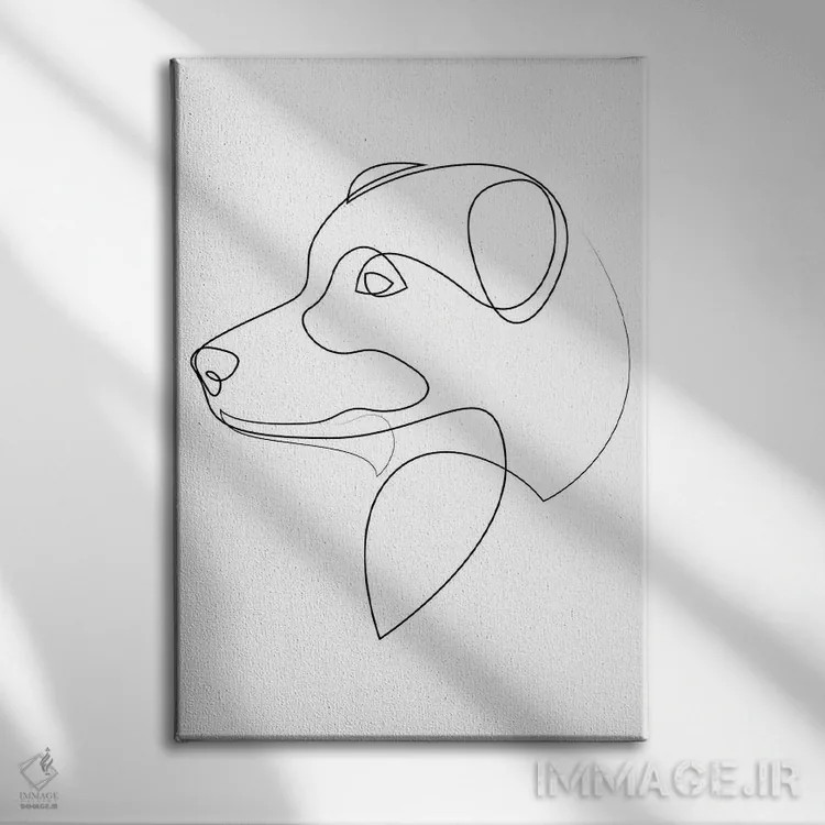تابلو شفرد استرالیایی ۲ (نژاد سگ) اثر ادیلوم - نمای روبهرو روی دیوار