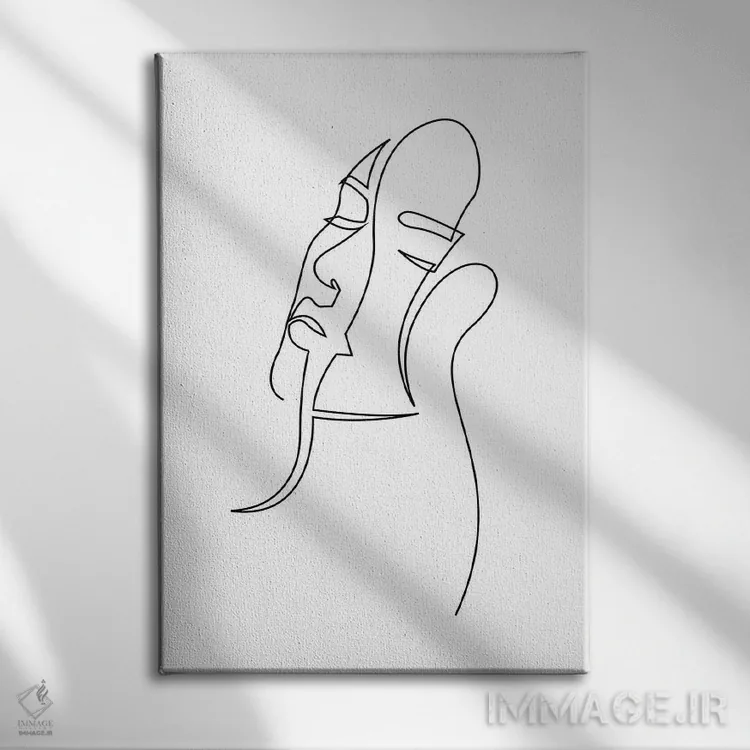 تابلو آرامشبخشی اثر ادیلوم - نمای روبهرو روی دیوار