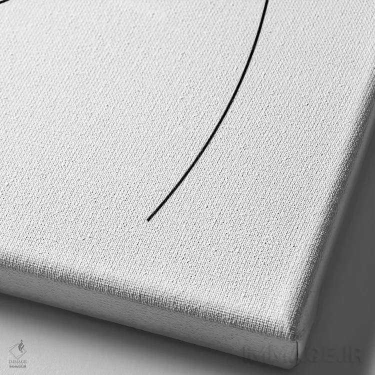 تابلو آرامشبخشی اثر ادیلوم - نمای نزدیک بافت بوم