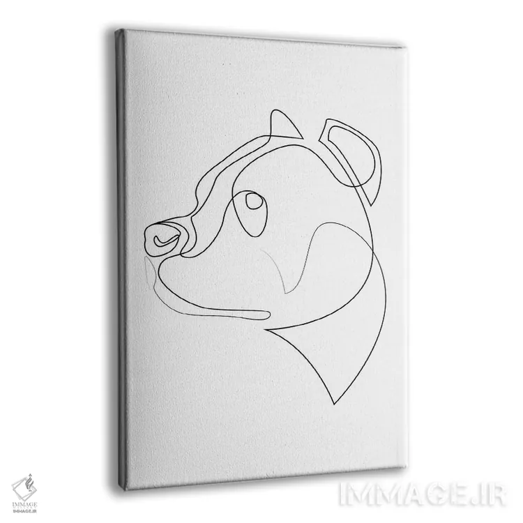 تابلو پیت بول (نژاد سگ) اثر ادیلوم - نمای پرسپکتیو محصول