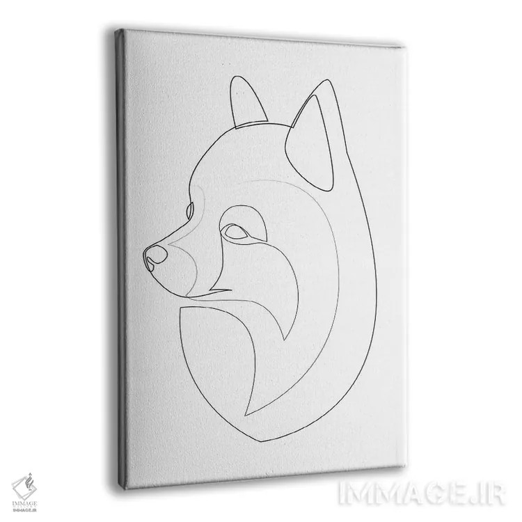 تابلو پامرانیان اشپیتز (نژاد سگ) اثر ادیلوم - نمای پرسپکتیو محصول