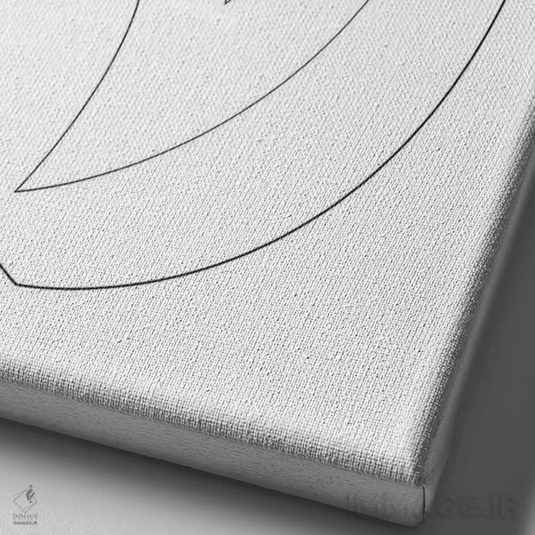 تابلو پامرانیان اشپیتز (نژاد سگ) اثر ادیلوم - نمای نزدیک بافت بوم