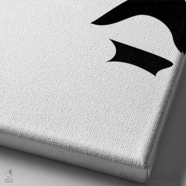 تابلو برگهای قرمز ۲ اثر ادیلوم - نمای نزدیک بافت بوم