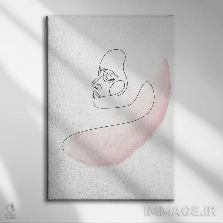 تابلو رزگون اثر ادیلوم - نمای روبهرو روی دیوار