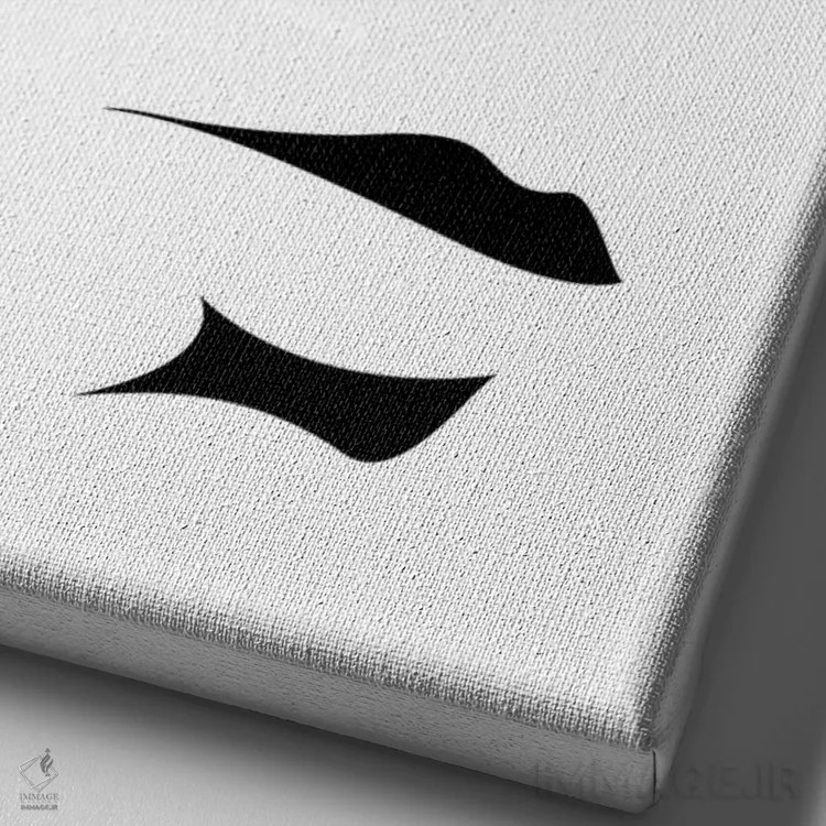 تابلو برگهای قرمز ۳ اثر ادیلوم - نمای نزدیک بافت بوم