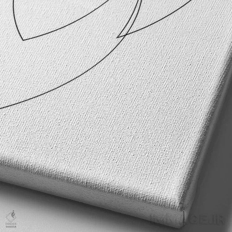 تابلو کولی خشن (نژاد سگ) اثر ادیلوم - نمای نزدیک بافت بوم