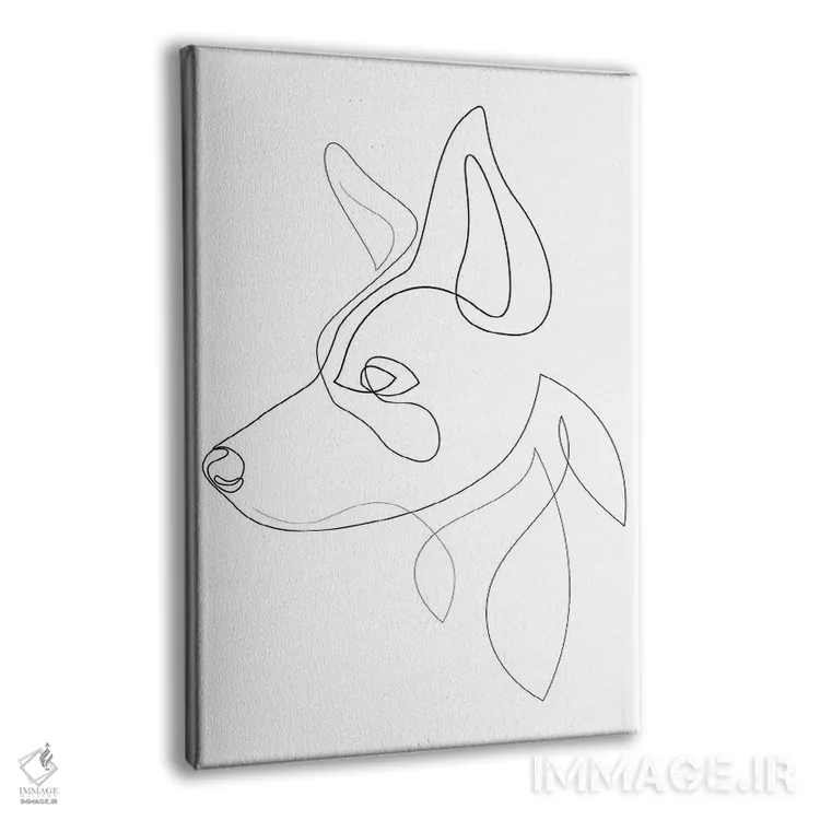 تابلو بردر کولی (نژاد سگ) اثر ادیلوم - نمای پرسپکتیو محصول