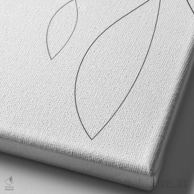 تابلو بردر کولی (نژاد سگ) اثر ادیلوم - نمای نزدیک بافت بوم