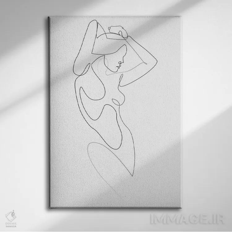 تابلو کریستین (نام خاص) اثر ادیلوم - نمای روبهرو روی دیوار