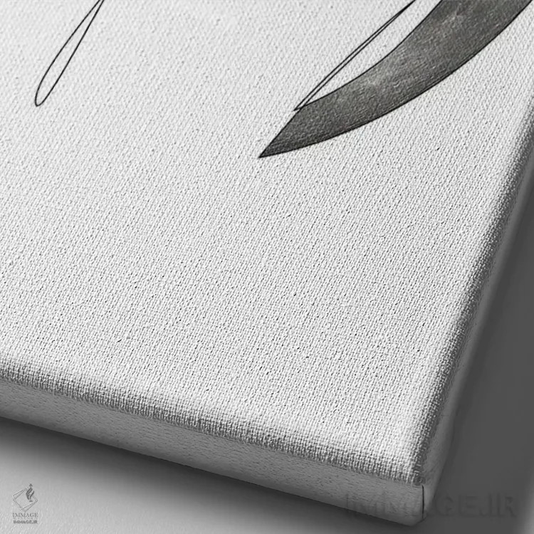 تابلو وابسته به غروب (وسپر تین) اثر ادیلوم - نمای نزدیک بافت بوم