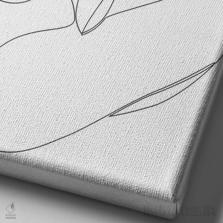 تابلو ۱۴۰۶ تی ۲۳ (کد اختصاصی) اثر ادیلوم - نمای نزدیک بافت بوم