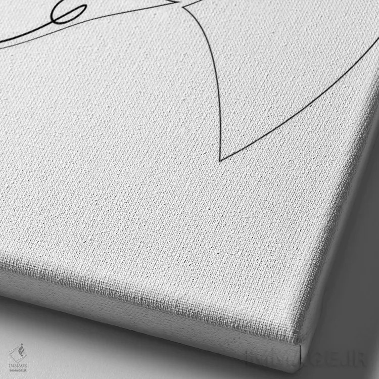 تابلو بول تریر (نژاد سگ) اثر ادیلوم - نمای نزدیک بافت بوم