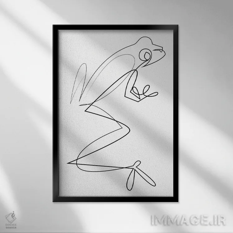 تابلو درختزی (وابسته به درخت) اثر ادیلوم - نمای قابدار مشکی