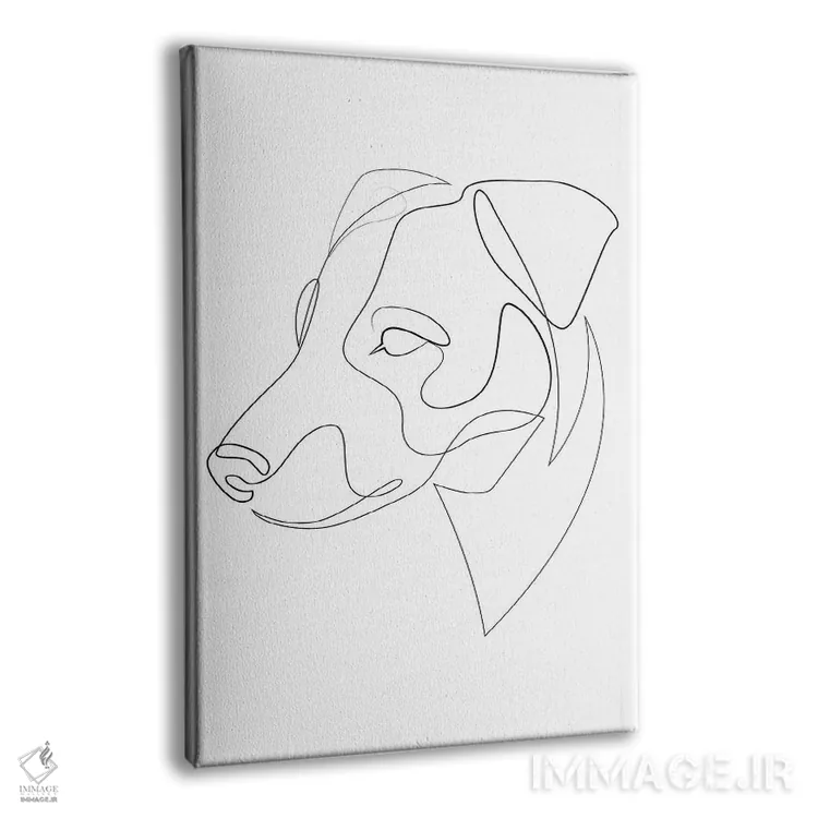 تابلو جک راسل تریر (نژاد سگ) اثر ادیلوم - نمای پرسپکتیو محصول