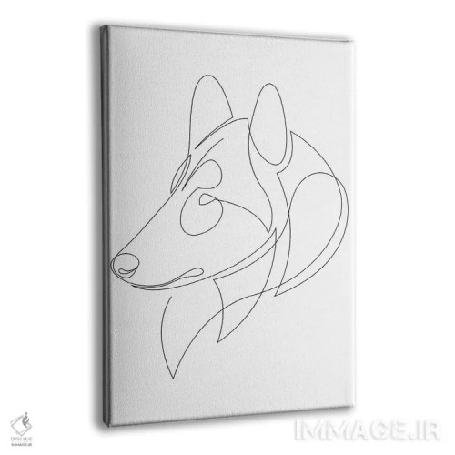 تابلو کالی (سگ) اثر ادیلوم - نمای پرسپکتیو محصول