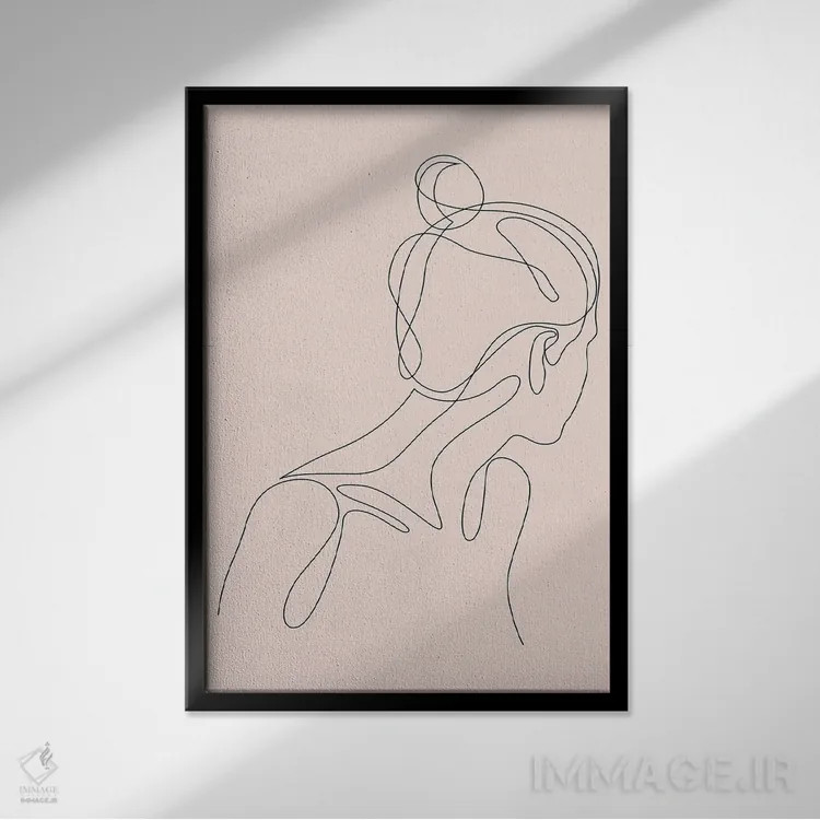 تابلو آبول اثر ادیلوم - نمای قابدار مشکی
