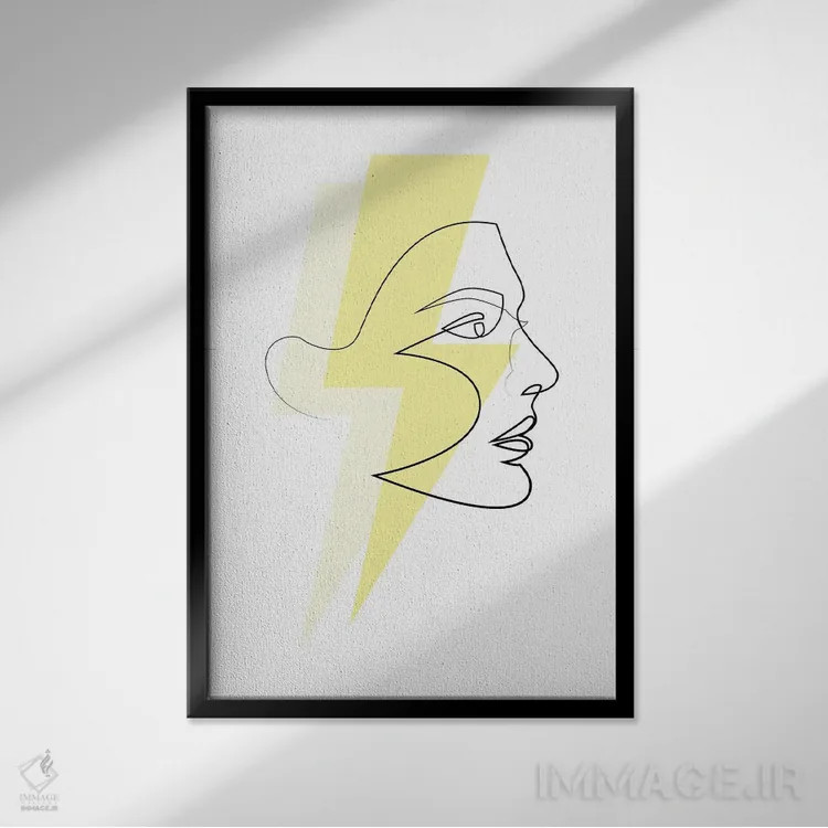 تابلو رقص دهه اثر ادیلوم - نمای قابدار مشکی