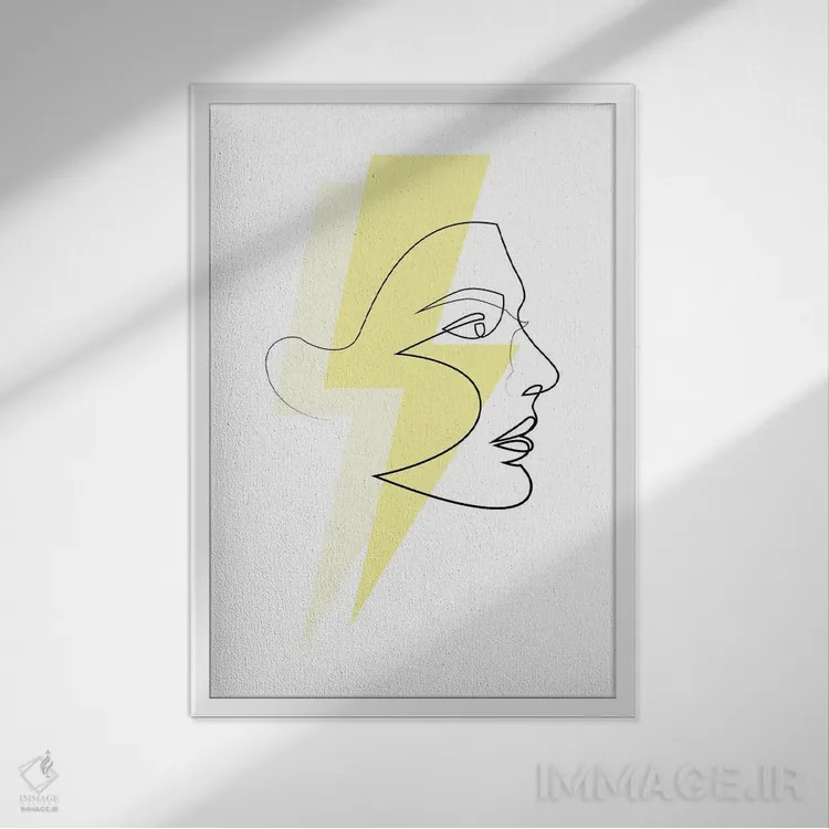 تابلو رقص دهه اثر ادیلوم - نمای قابدار سفید