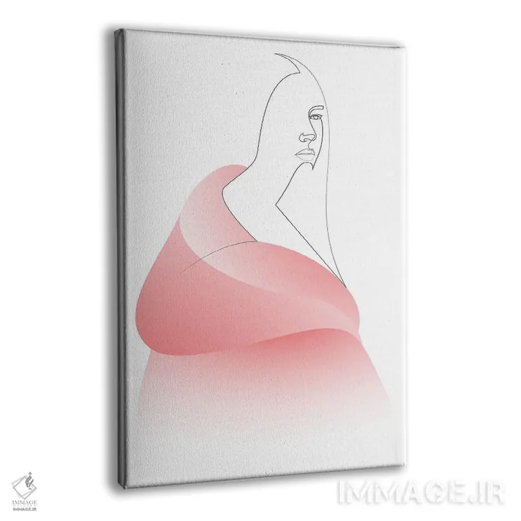 تابلو پردهٔ گلدار اثر ادیلوم - نمای پرسپکتیو محصول