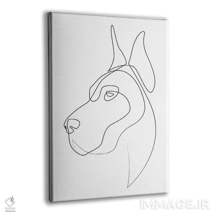 تابلو گریت باور (سگ) اثر ادیلوم - نمای پرسپکتیو محصول